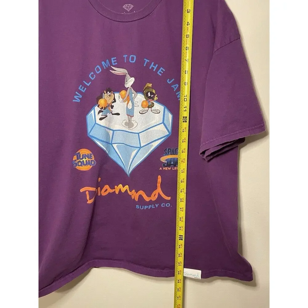 Purple Diamond Supply Co Space Jam Vintage Tee Size 2XL - Picture 5 of 8
